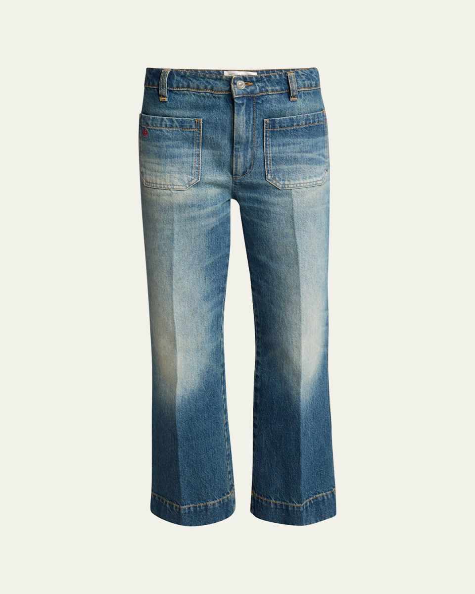 Alina Kickflare Crop Jeans